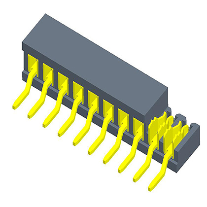 2.00mmFemale Header  Horizontal SMT
